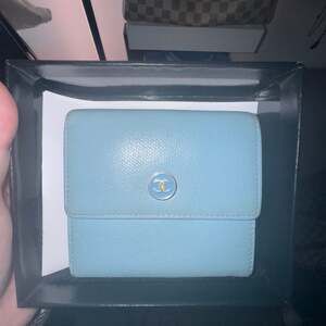 Chanel CC Button Compact Trifold Wallet